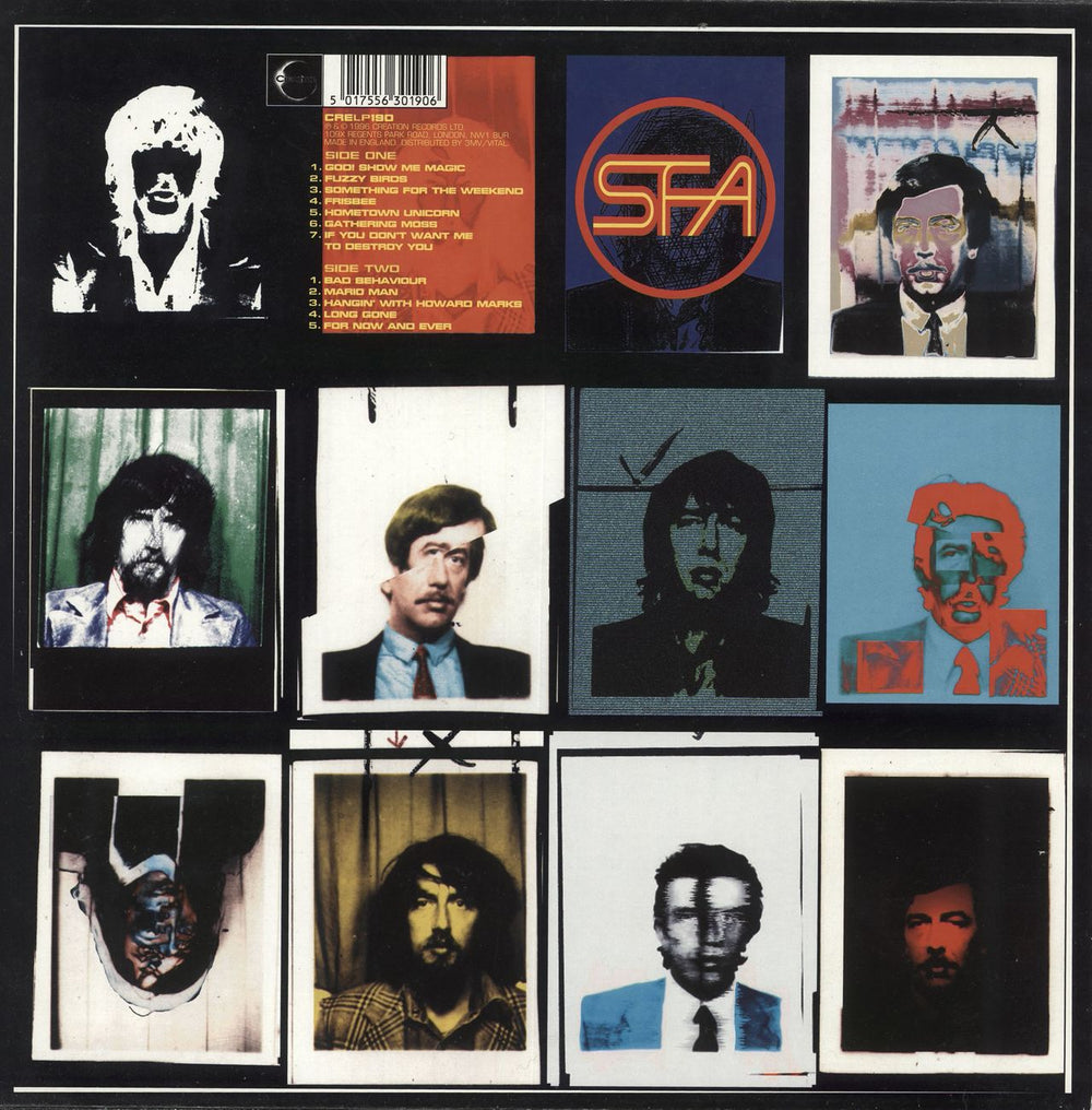 Super Furry Animals Fuzzy Logic - VG UK vinyl LP album (LP record) 5017556301906