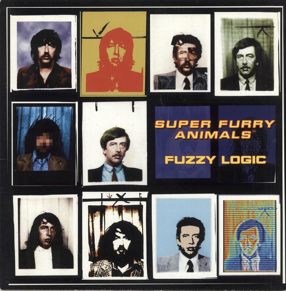 Super Furry Animals Fuzzy Logic - VG UK vinyl LP album (LP record) CRELP190