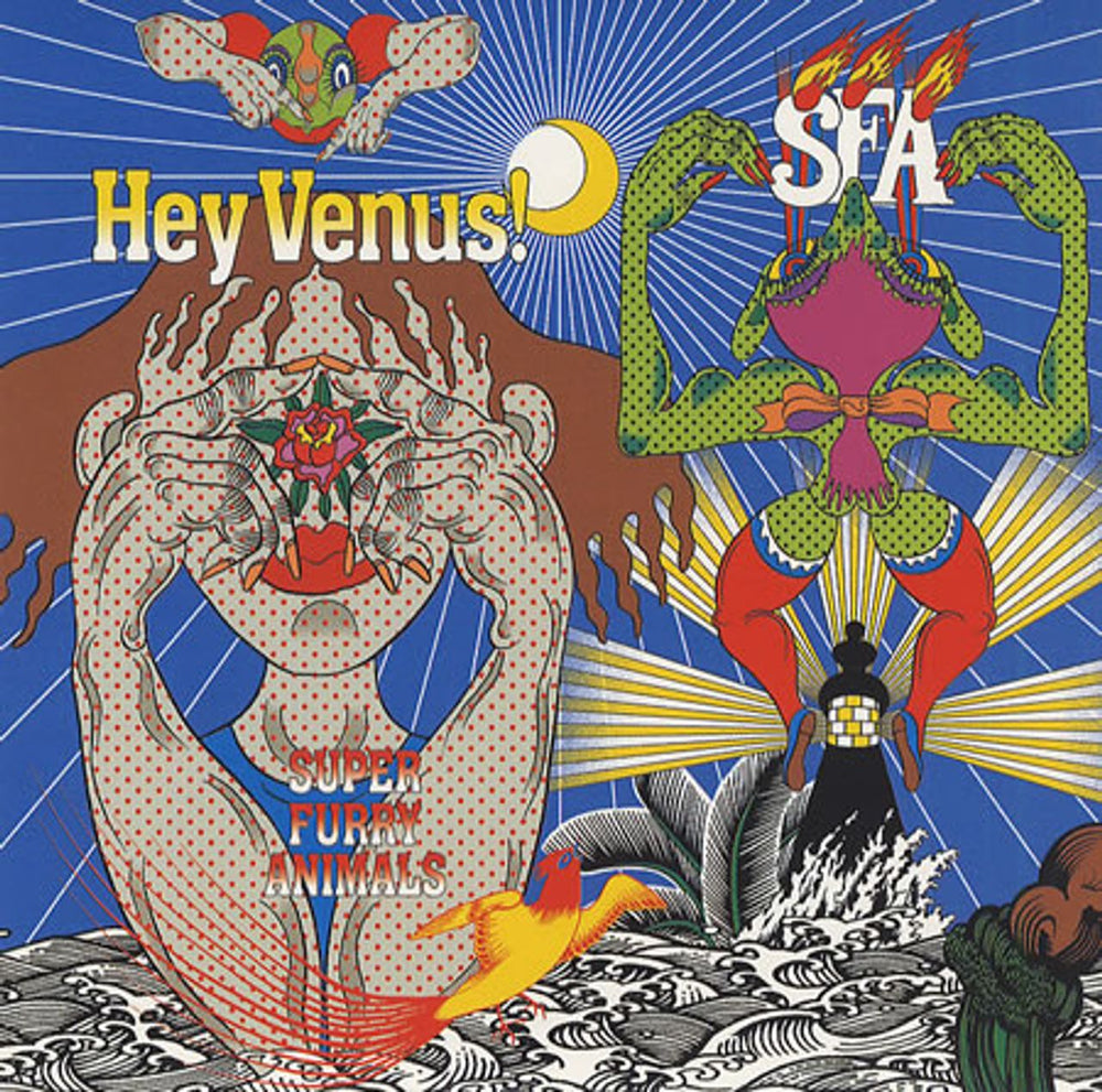 Super Furry Animals Hey Venus! UK Promo CD album (CDLP) RTRADCDP346