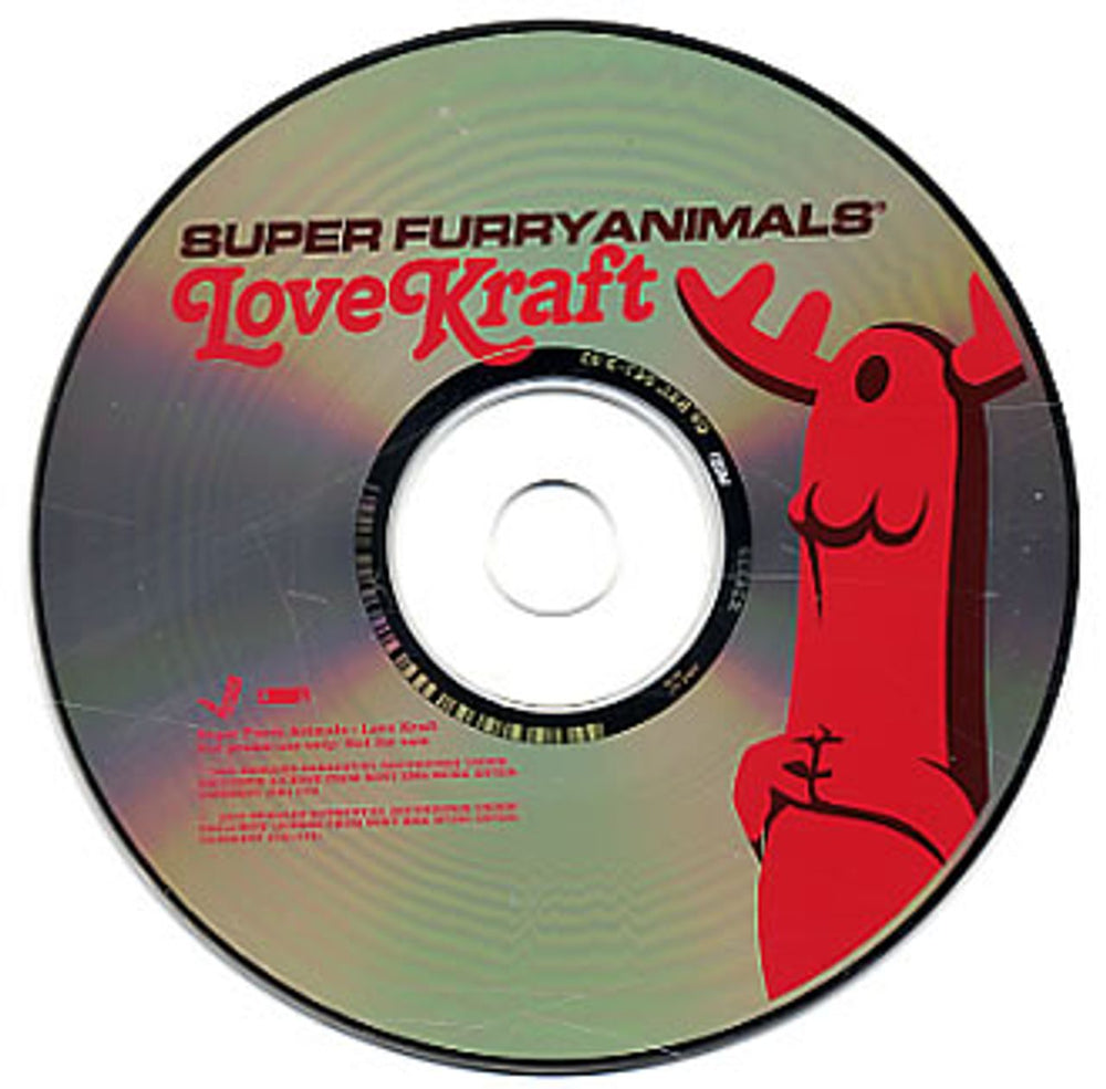 Super Furry Animals Love Kraft US Promo CD album (CDLP) BXL047