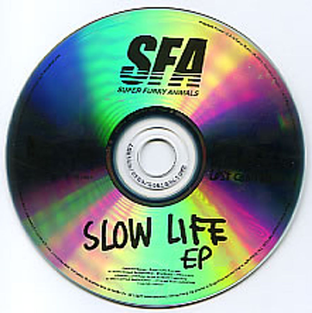 Super Furry Animals Slow Life EP UK Promo CD-R acetate CD-R ACETATE