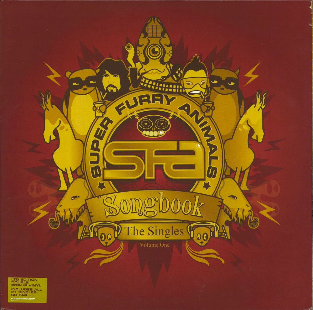 Super Furry Animals Songbook - The Singles Volume 1 UK 2-LP vinyl record set (Double LP Album) 5176711