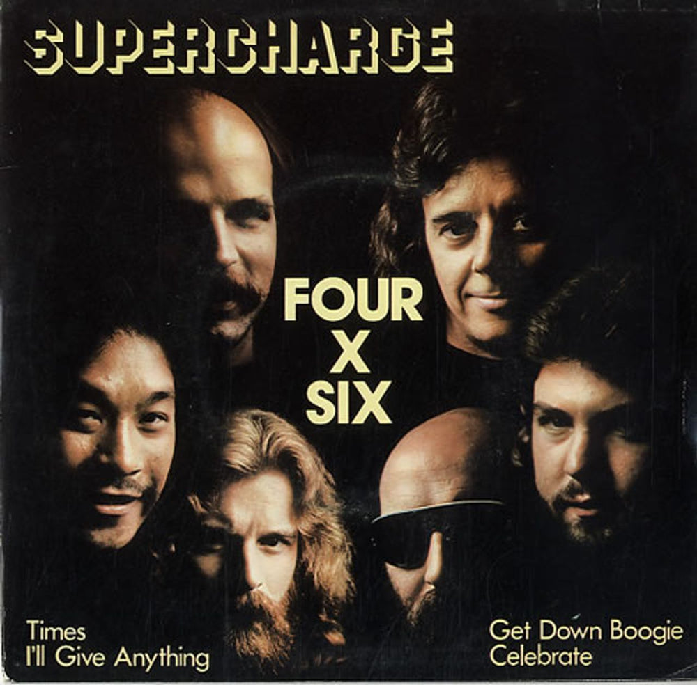 Supercharge Four By Six EP UK 7" vinyl single (7 inch record / 45) VEP1001