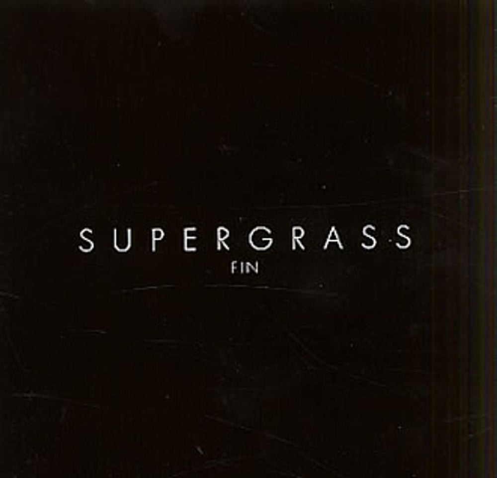 Supergrass Fin UK Promo CD single (CD5 / 5") CDRDJ6682