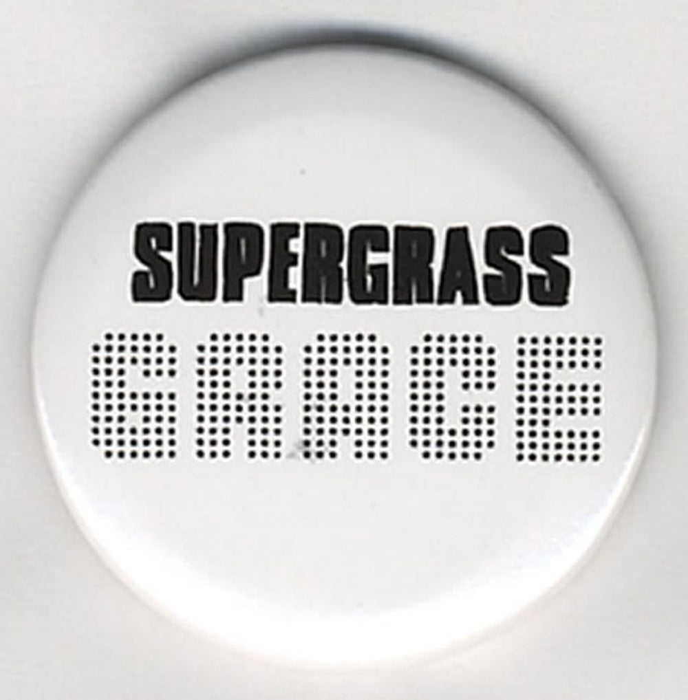 Supergrass Grace UK Promo memorabilia BADGE PACK