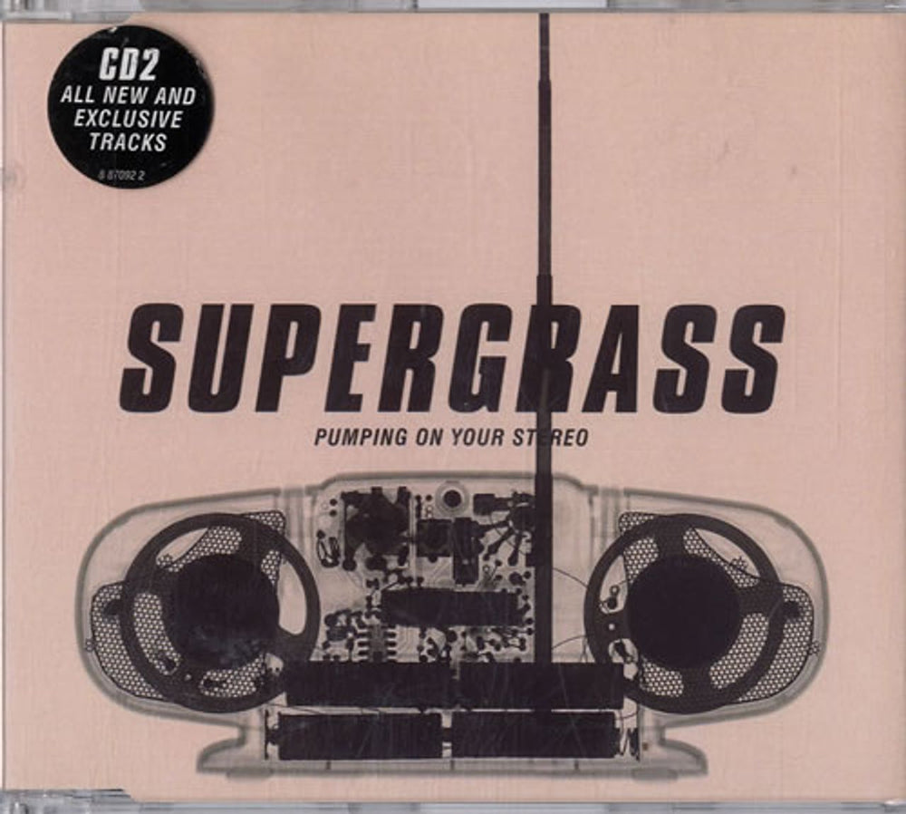 Supergrass Pumping On Your Stereo UK 2-CD single set (Double CD single) SGS2SPU137097