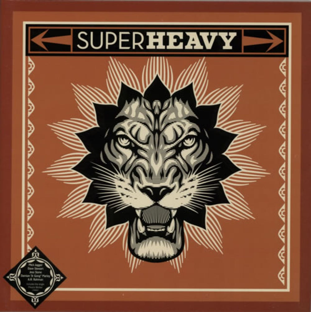 Superheavy SuperHeavy UK vinyl LP album (LP record) 2781842