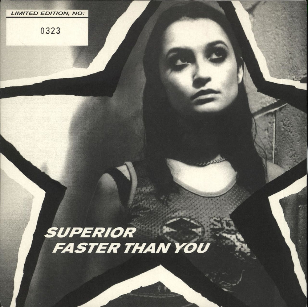 Superior Faster Than You - White vinyl UK 7" vinyl single (7 inch record / 45) VS1698