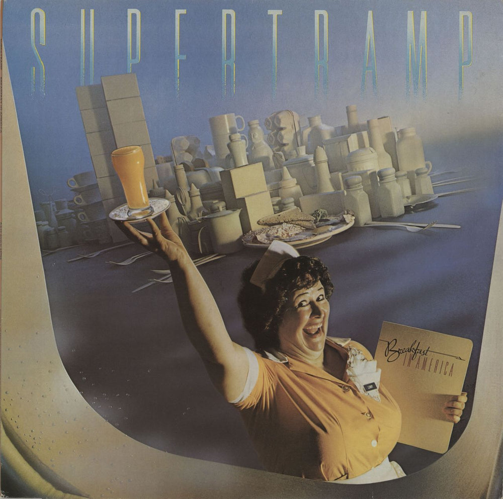 Supertramp Breakfast In America - 1st UK vinyl LP album (LP record) AMLK63708