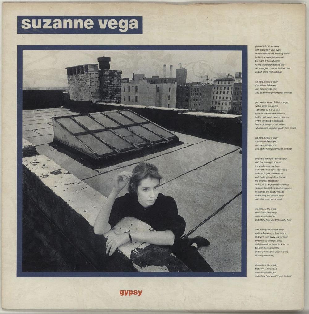 Suzanne Vega Gypsy UK 7" vinyl single (7 inch record / 45) AM349