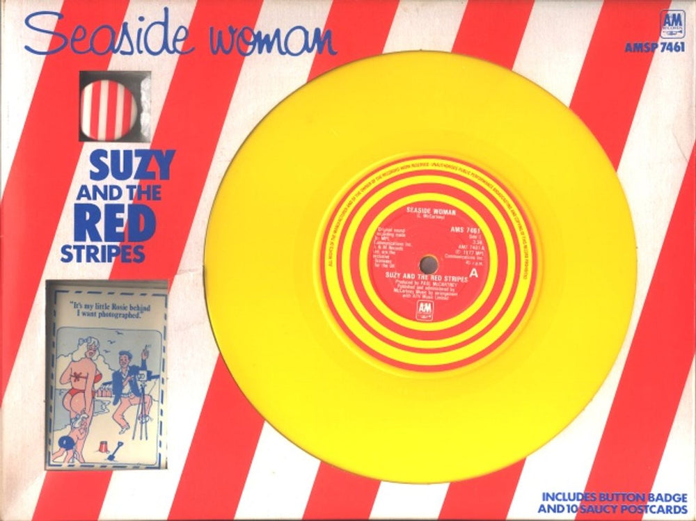 Suzy And The Red Stripes Seaside Woman - Box - EX UK Promo 7" single box set AMSP7461