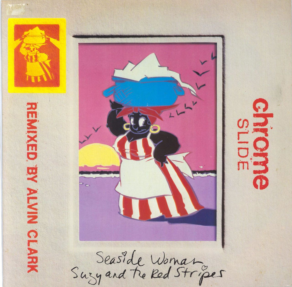 Suzy And The Red Stripes Seaside Woman - Factory Sample Stickered UK 12" vinyl single (12 inch record / Maxi-single) 12EMI5572