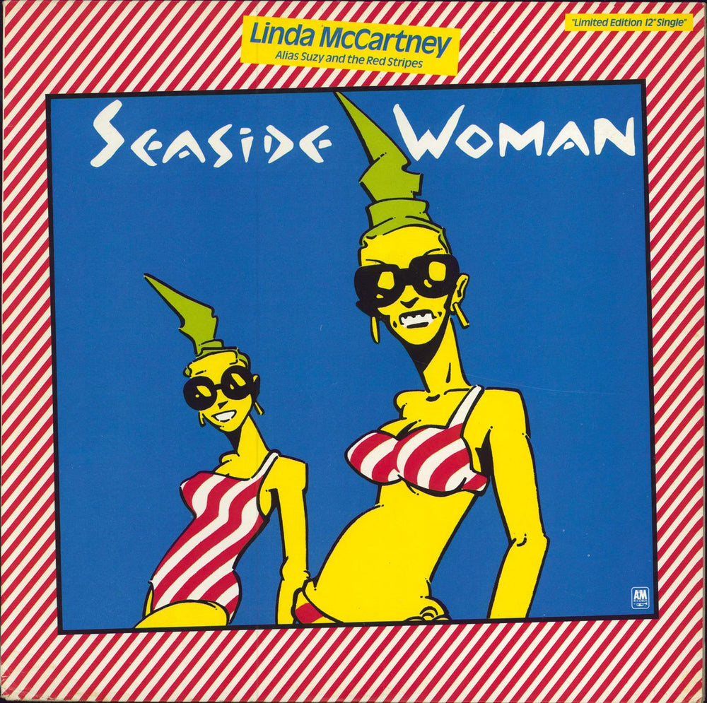 Suzy And The Red Stripes Seaside Woman UK 12" vinyl single (12 inch record / Maxi-single) AMSP7548