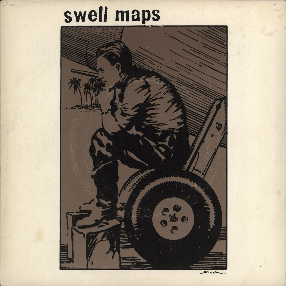 Swell Maps Dresden Style - 1st UK 7" vinyl single (7 inch record / 45) RT012