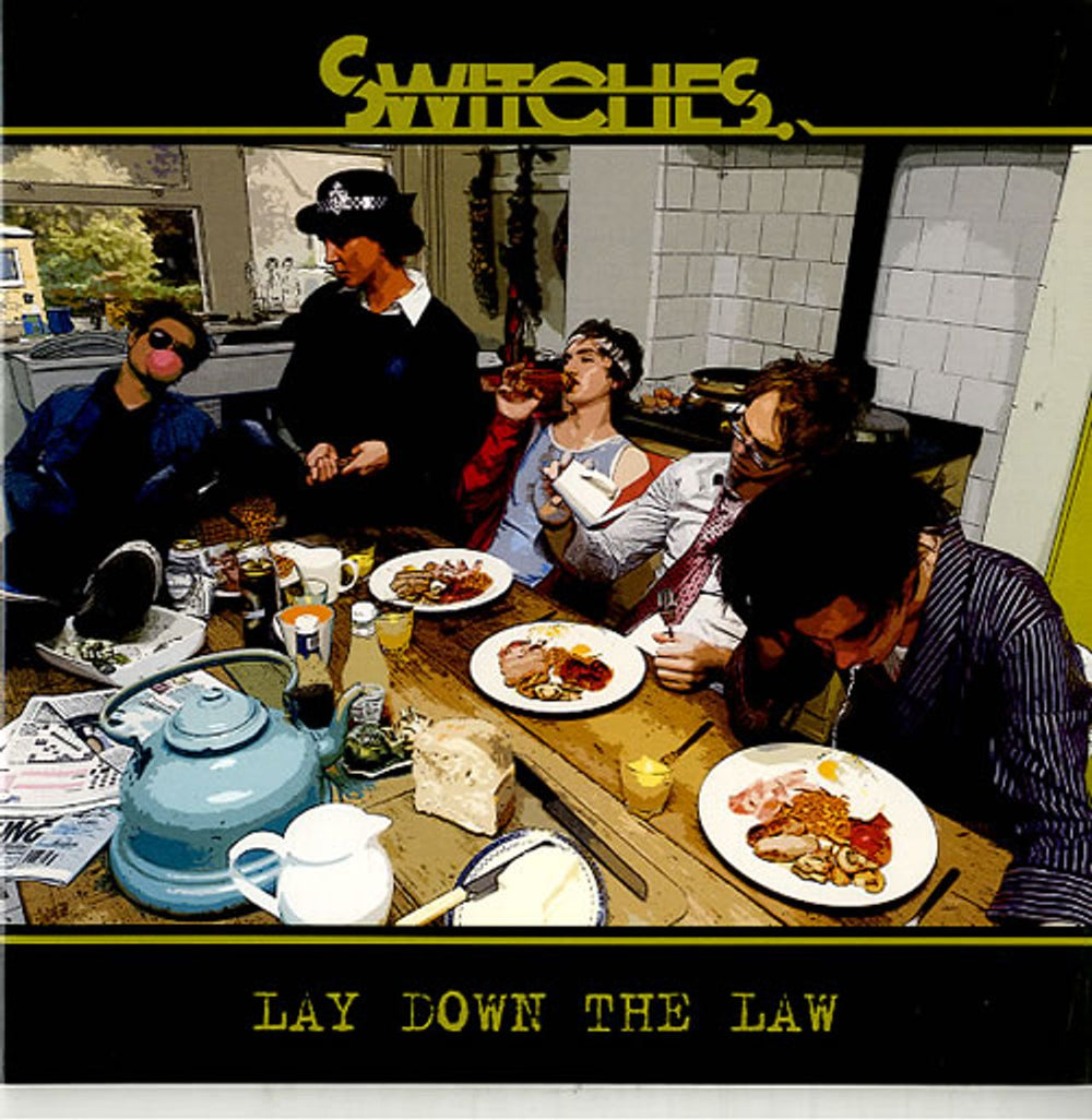 Switches Lay Down The Law - Parts 1 & 2 UK 7" vinyl single (7 inch record / 45) ATUK059/059X