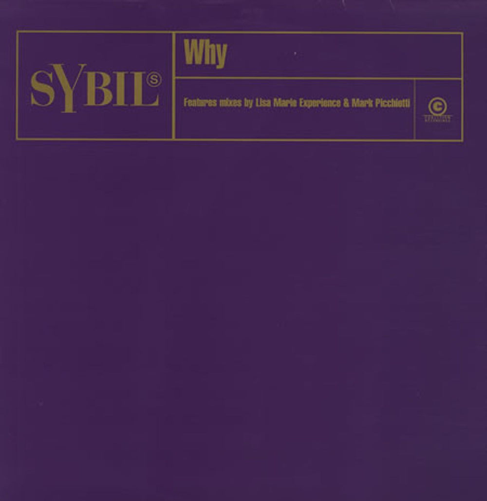 Sybil Why UK 12" vinyl single (12 inch record / Maxi-single) COLA012T