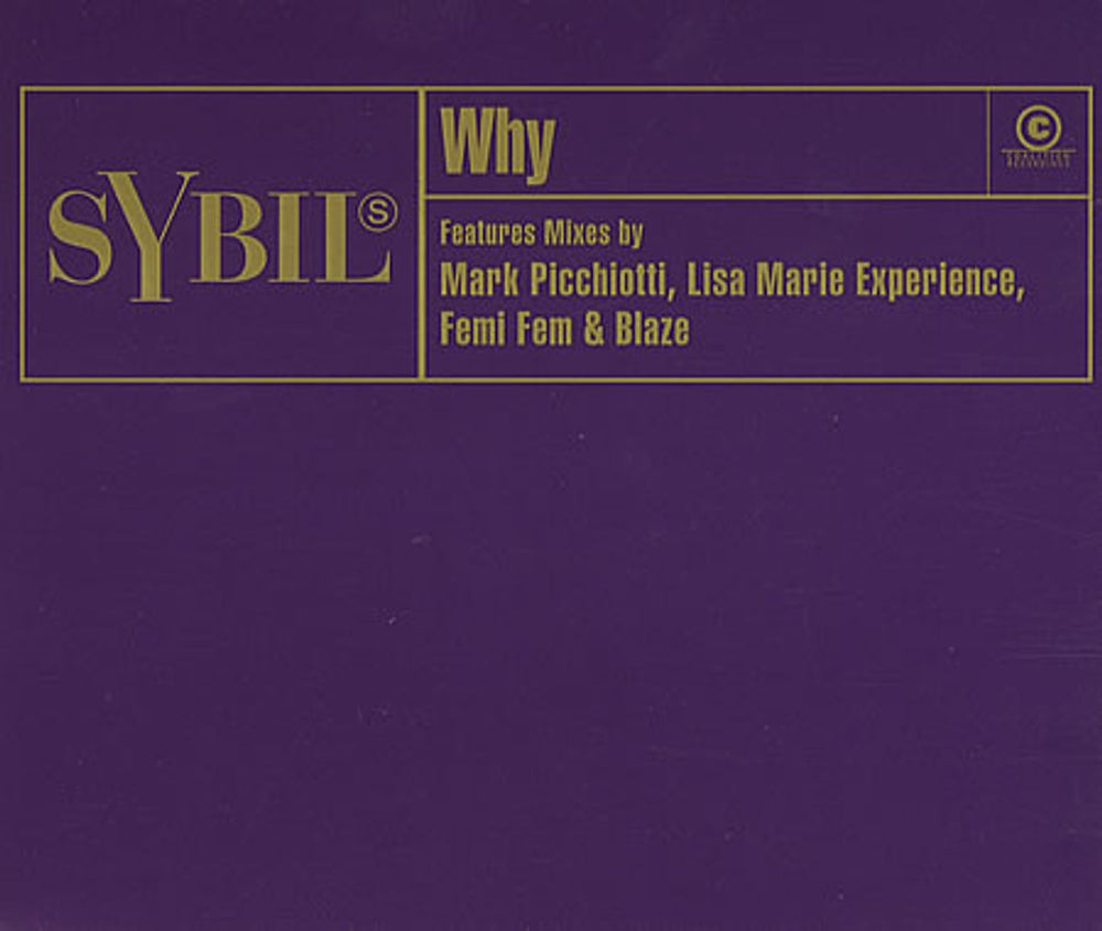 Sybil Why UK CD single (CD5 / 5") COLA012CD