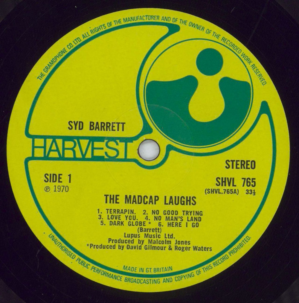 Syd Barrett The Madcap Laughs - 1st - woc UK vinyl LP album (LP record) SYDLPTH744117