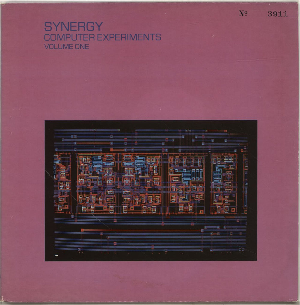 Synergy Computer Experiments - Volume One US vinyl LP album (LP record) PG1