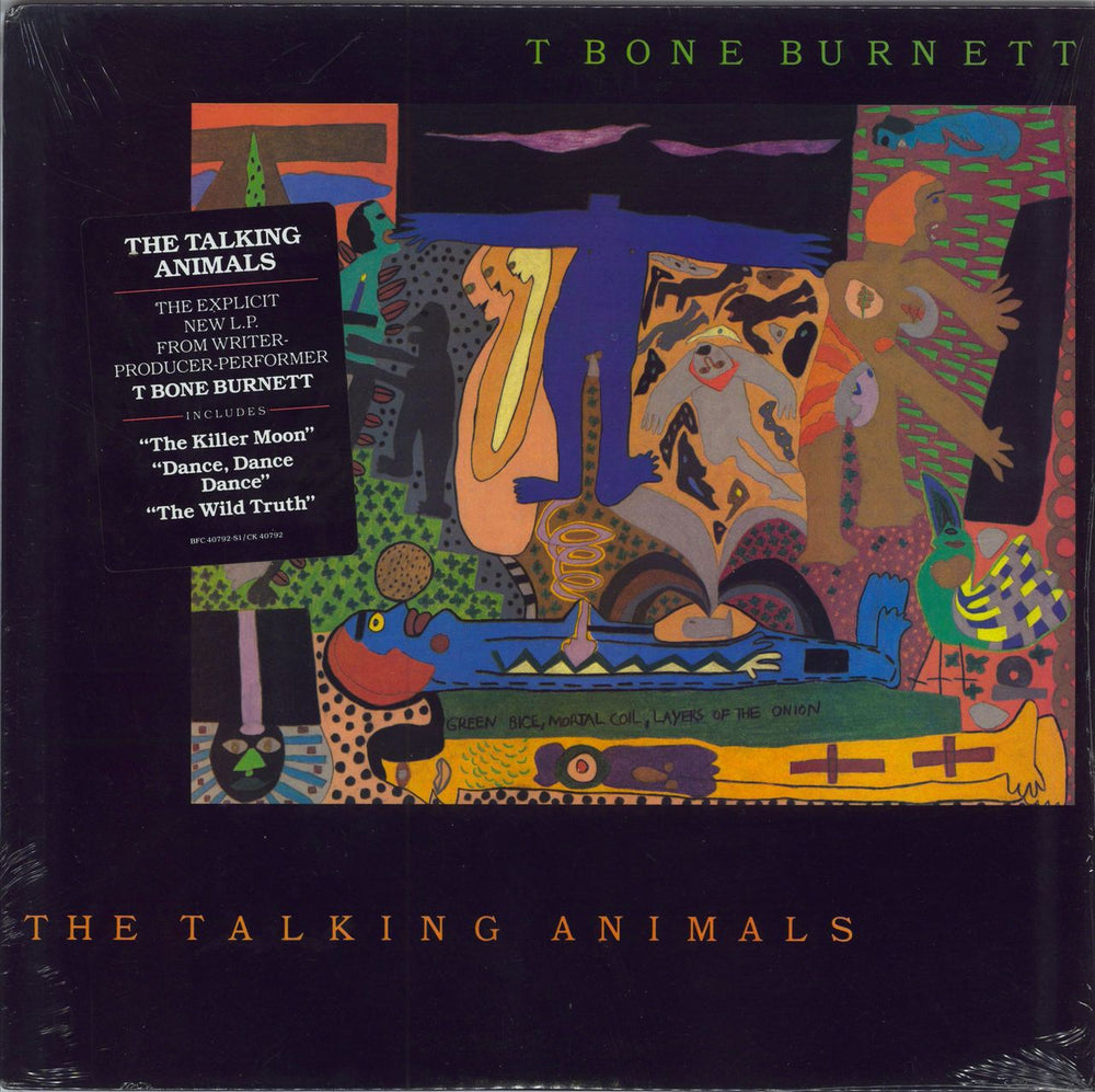 T-Bone Burnett The Talking Animals - Shrink US vinyl LP album (LP record) BFC40792