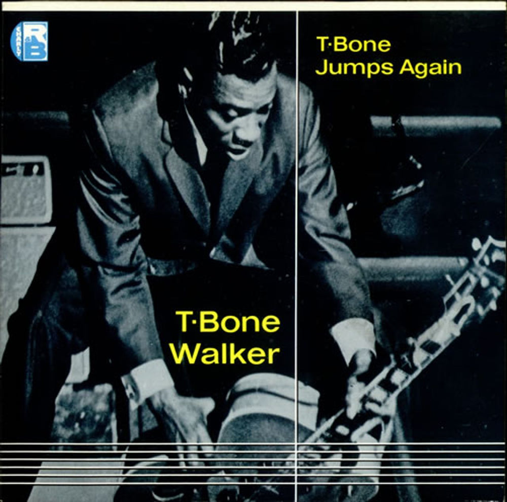 T-Bone Walker T-Bone Jumps Again UK vinyl LP album (LP record) CRB1019