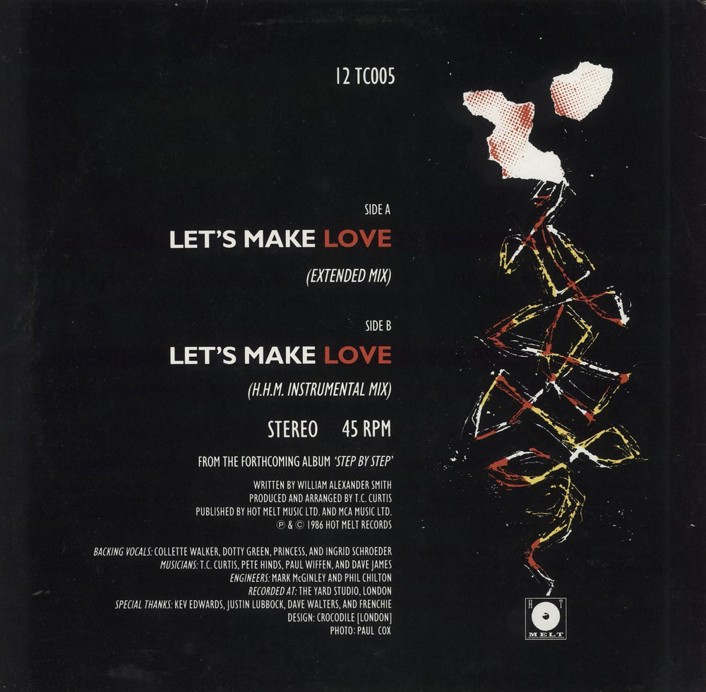 T.C. Curtis Let's Make Love UK 12" vinyl single (12 inch record / Maxi-single)