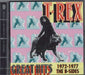 T-Rex / Tyrannosaurus Rex Great Hits 1972-1977: The A-Sides UK CD album (CDLP) EDCD401