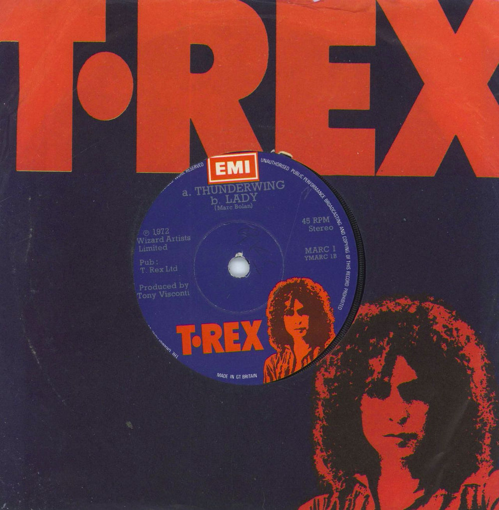 T-Rex / Tyrannosaurus Rex Metal Guru UK 7" vinyl single (7 inch record / 45) MARC1