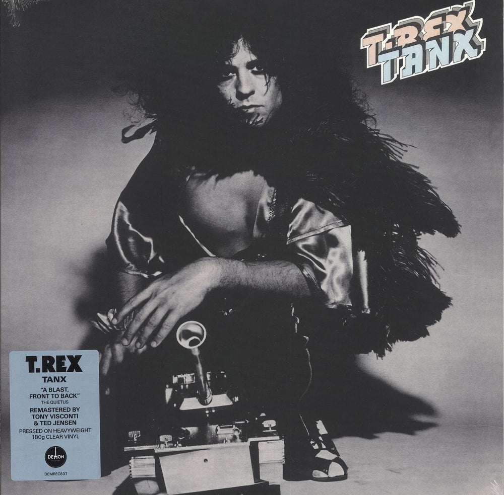 T-Rex / Tyrannosaurus Rex Tanx - 180gm Clear Vinyl - Sealed UK vinyl LP album (LP record) DEMREC637