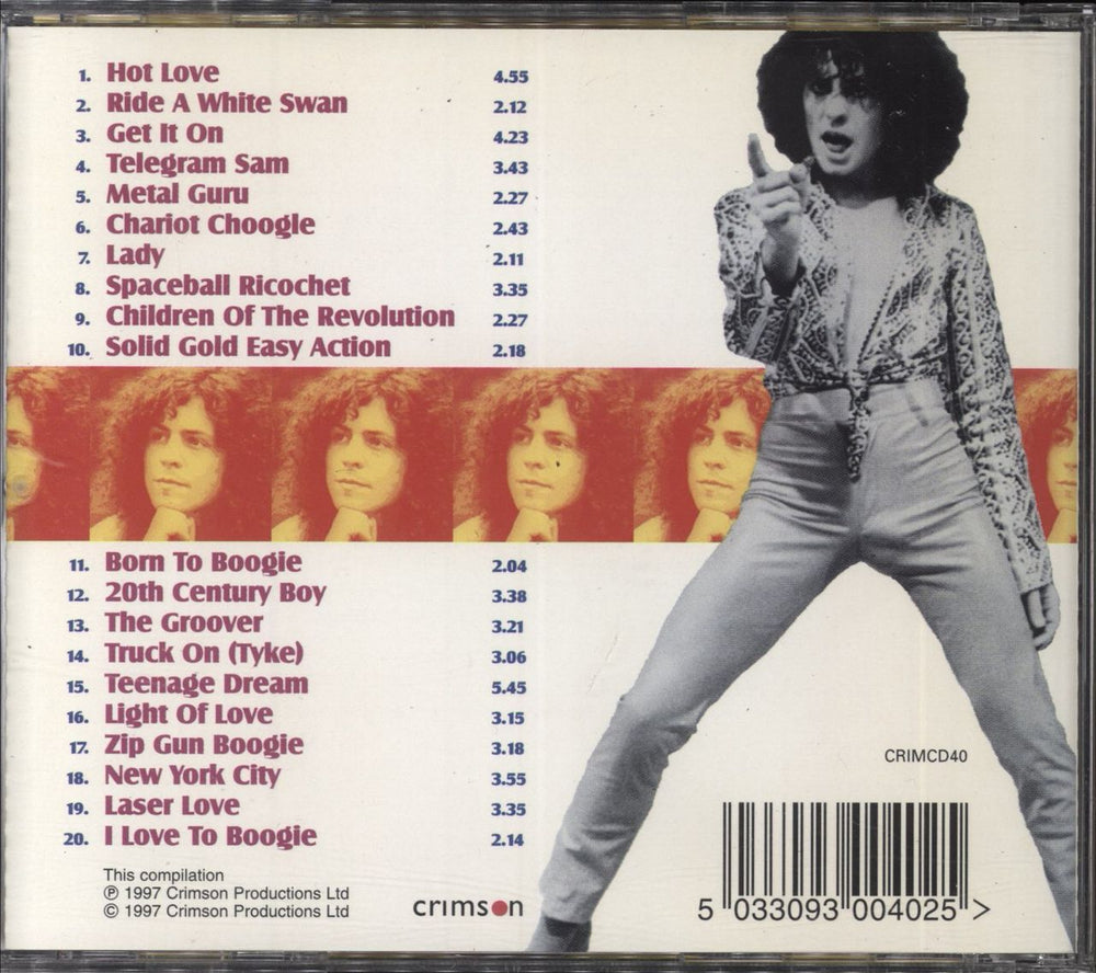 T-Rex / Tyrannosaurus Rex The Very Best Of T-Rex UK CD album (CDLP) 5033093004025