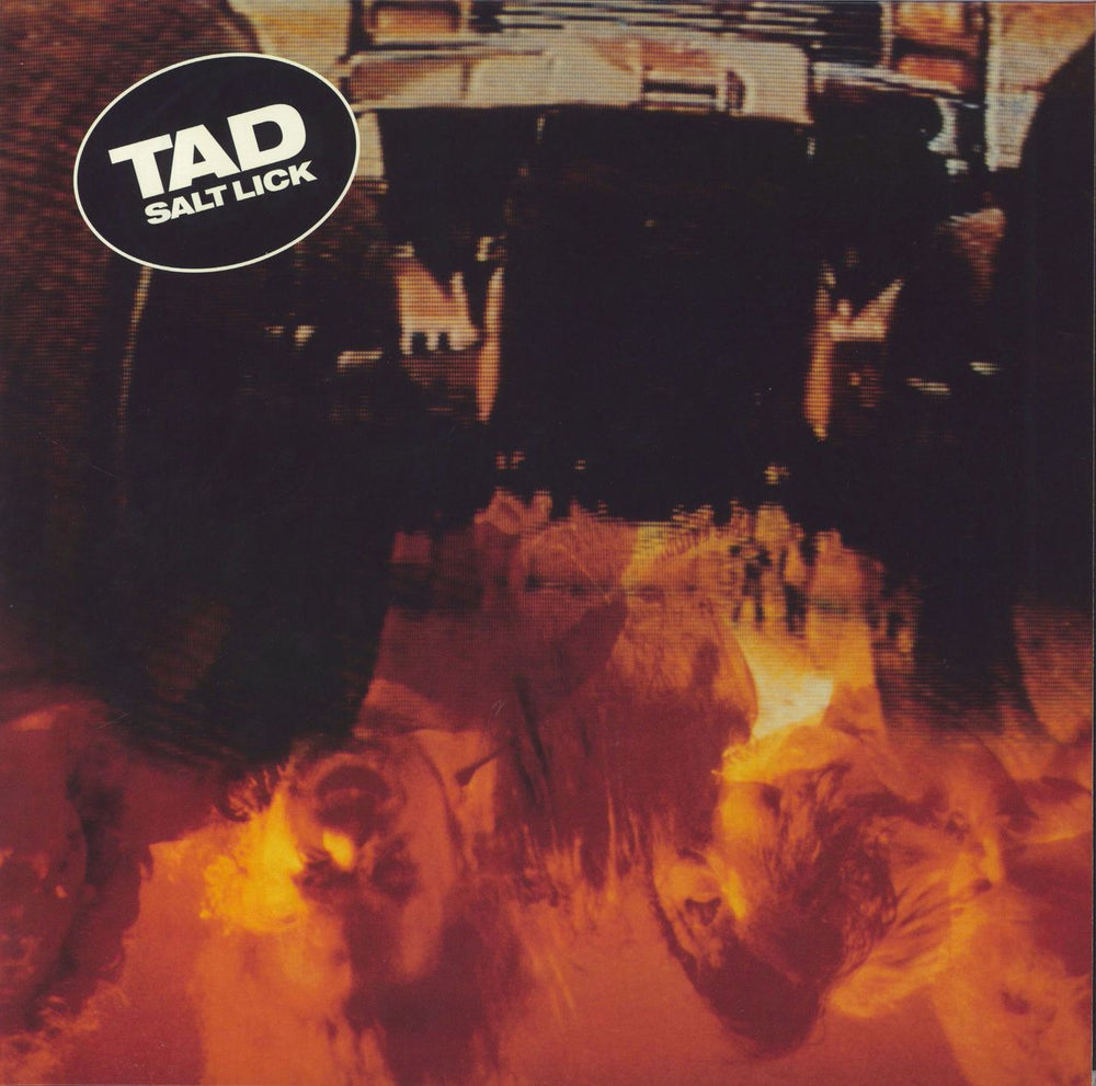 Tad Salt Lick - Yellow Transparent With Red Splatter Vinyl German 12" vinyl single (12 inch record / Maxi-single) SP1178