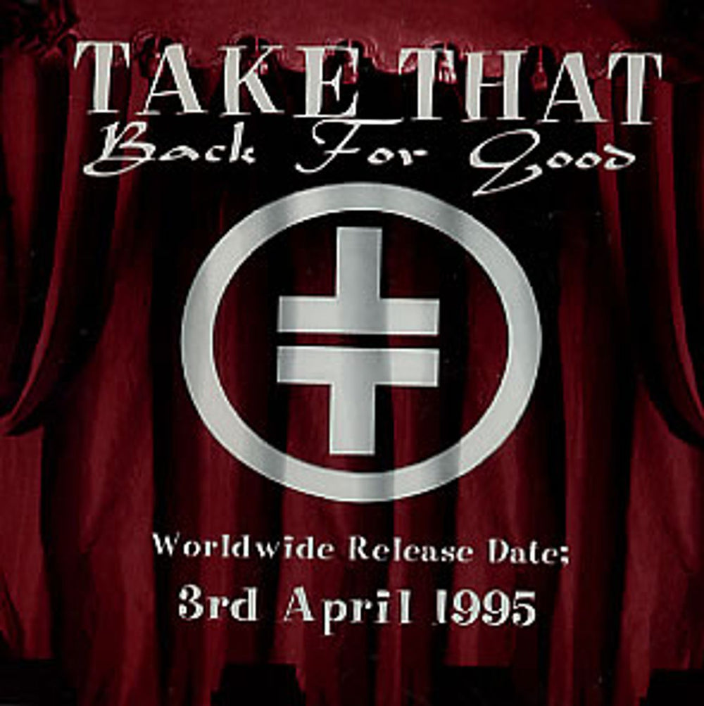 Take That Back For Good UK Promo CD single (CD5 / 5") TAKE21