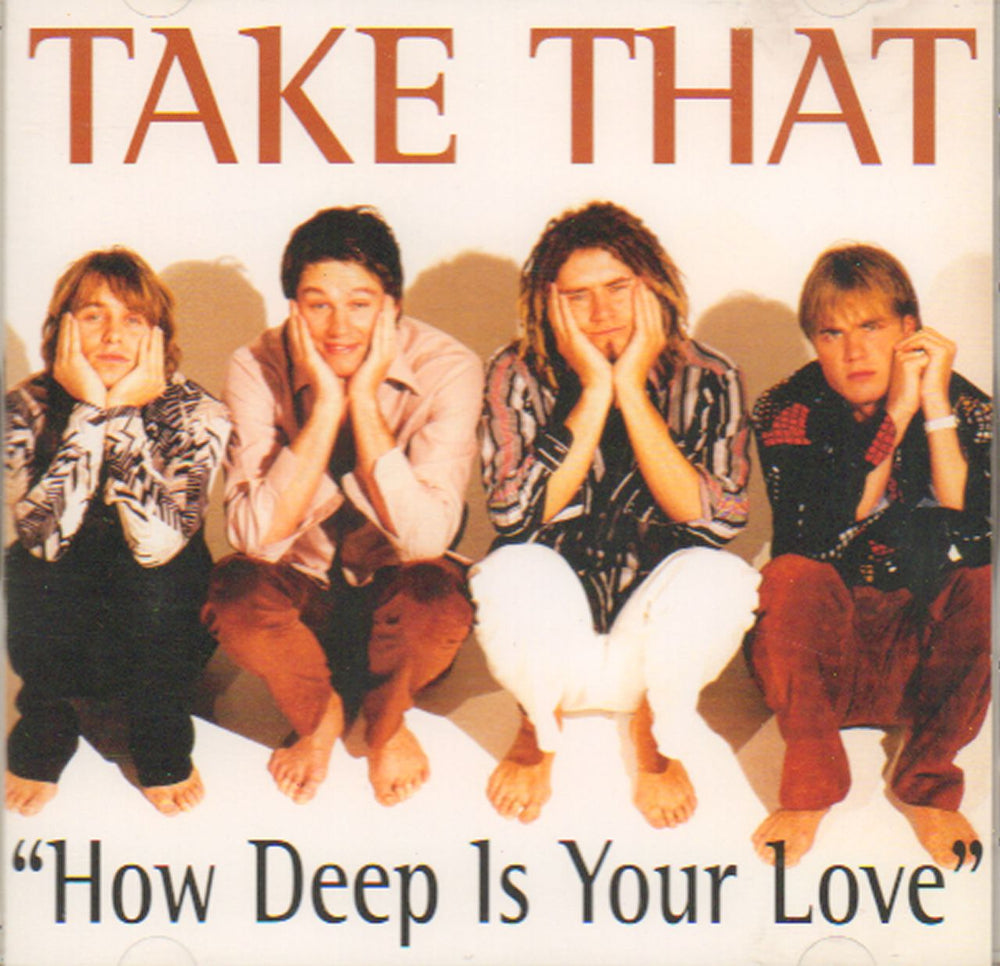 Take That How Deep Is Your Love Japanese Promo CD single (CD5 / 5") BVCP-8824