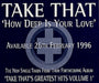 Take That How Deep Is Your Love UK Promo CD single (CD5 / 5") TAKE25