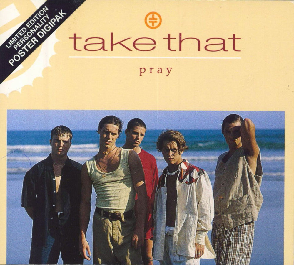 Take That Pray - Digipak + Attached Poster Australian CD single (CD5 / 5") 74332116125