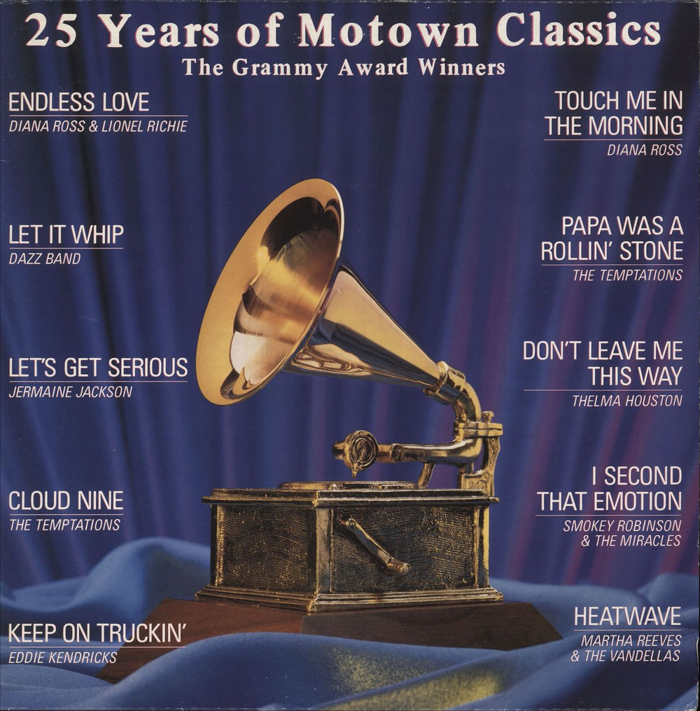 Tamla Motown 25 Years Of Motown Classics - The Grammy Award Winners UK vinyl LP album (LP record) STMS5105