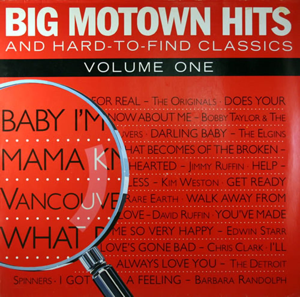 Tamla Motown Big Motown Hits And Hard To Find Classics German vinyl LP album (LP record) WL72431