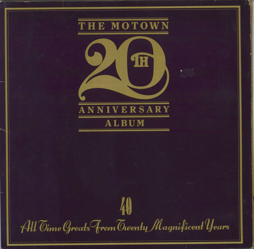 Tamla Motown The Motown 20th Anniversary Album German 2-LP vinyl record set (Double LP Album) ZL72132(2)