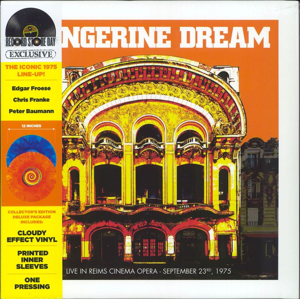 Tangerine Dream Live At Reims Cinema Opera - RSD 2022 - Sealed UK 2-LP vinyl record set (Double LP Album) 783494