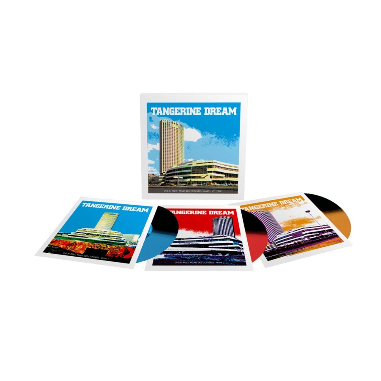 Tangerine Dream Live In Paris, Palais Des Congres 1978 Split Colour