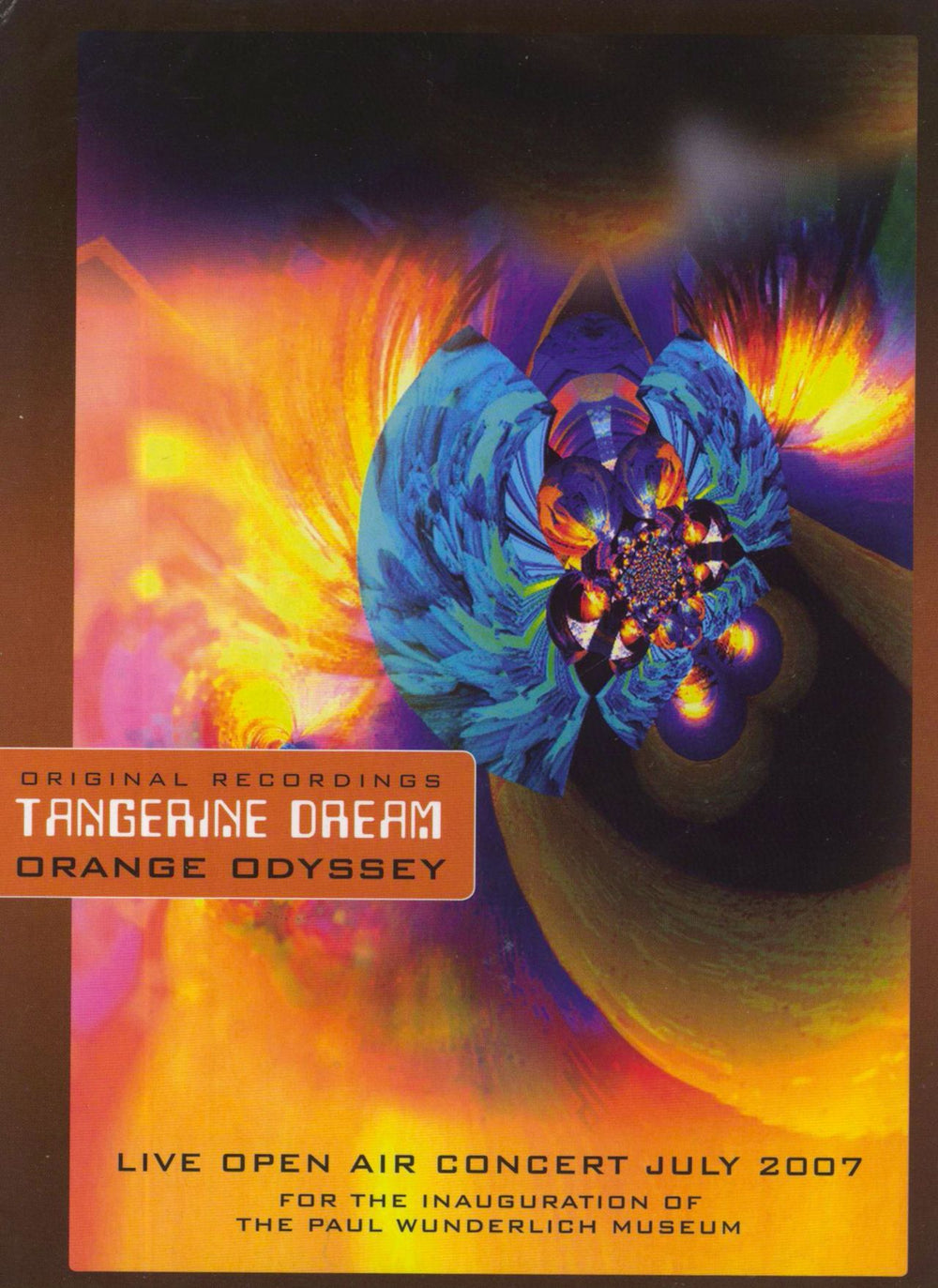 Tangerine Dream Orange Odyssey (Live Open Air Concert July 2007) UK DVD 232690