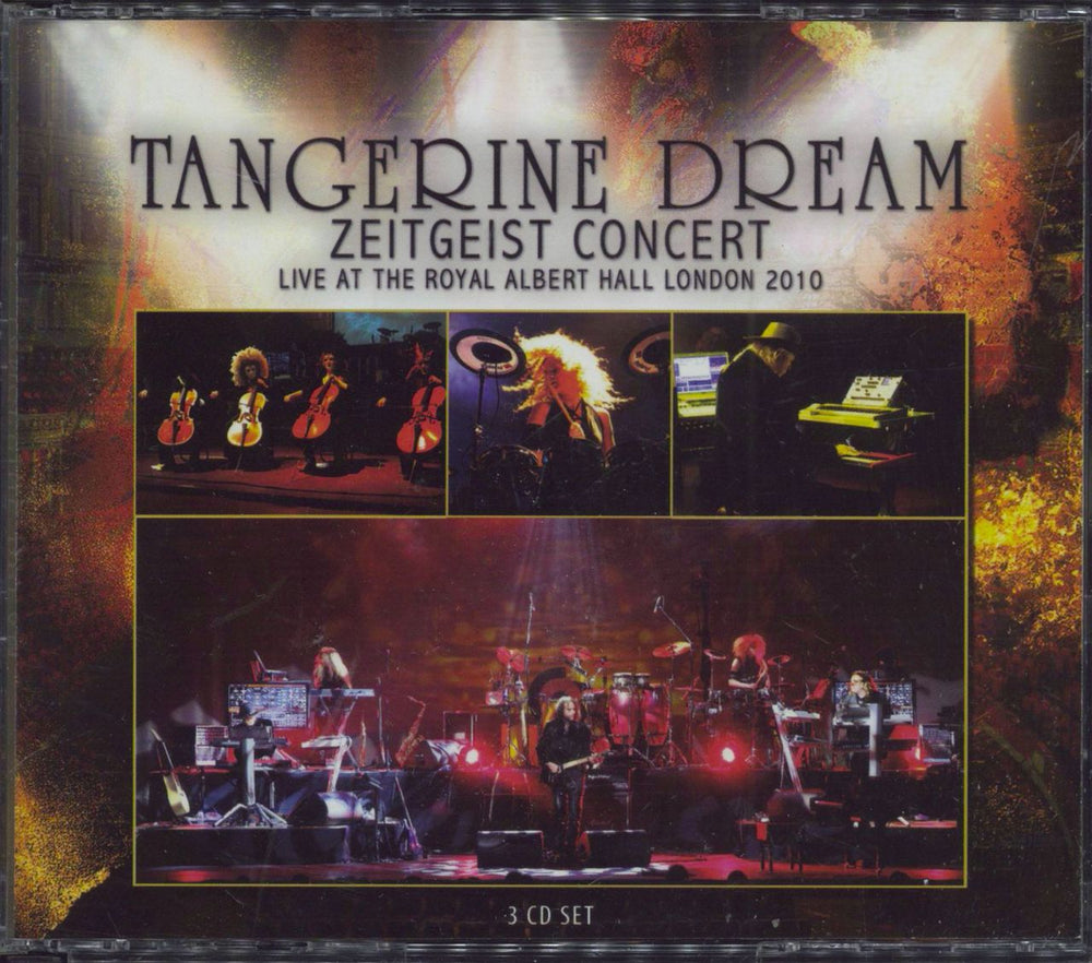 Tangerine Dream Zeitgeist Concert (Live At The Royal Albert Hall London 2010) UK 3-CD album set (Triple CD) CLP0055