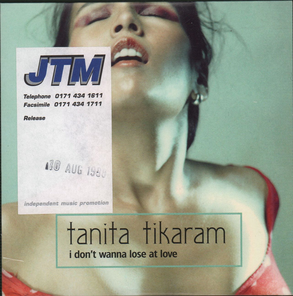 Tanita Tikaram I Don't Wanna Lose UK Promo CD single (CD5 / 5") MUMCD105DJ