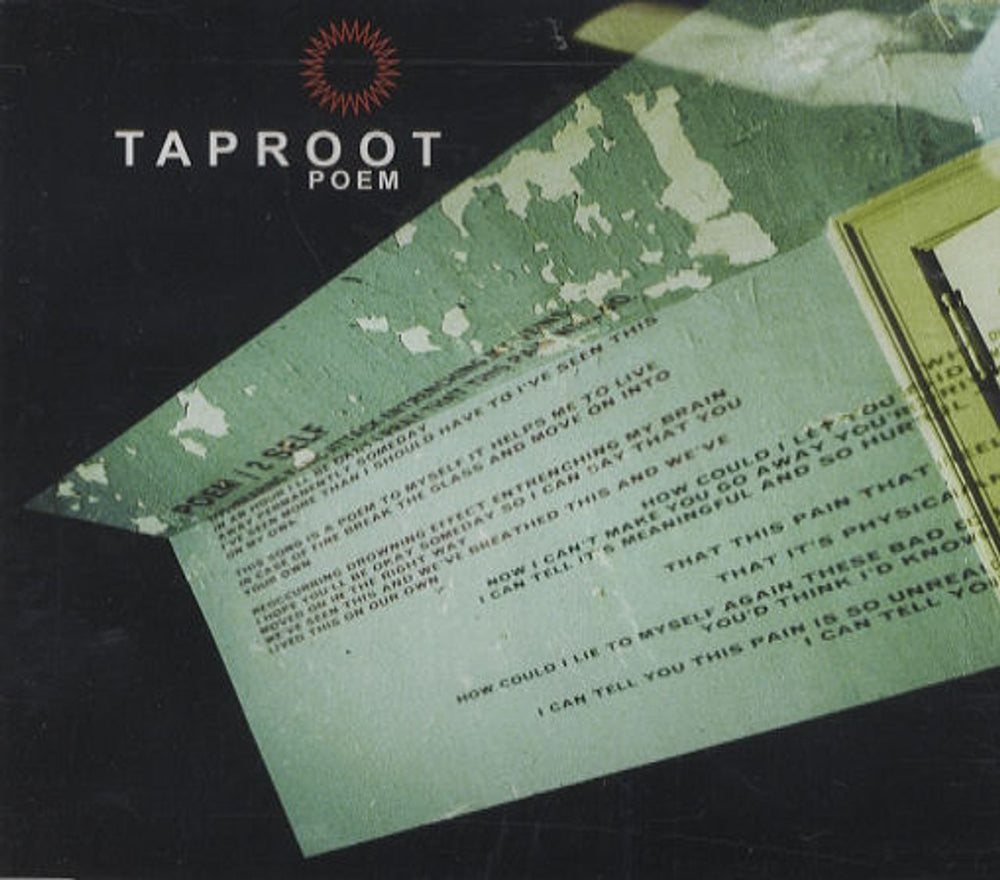 Taproot Poem UK Promo CD single (CD5 / 5") PRO3457