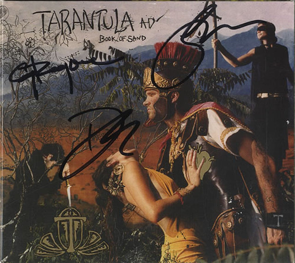 Tarantula AD Book Of Sand - Fully Autographed US CD album (CDLP) KEM029