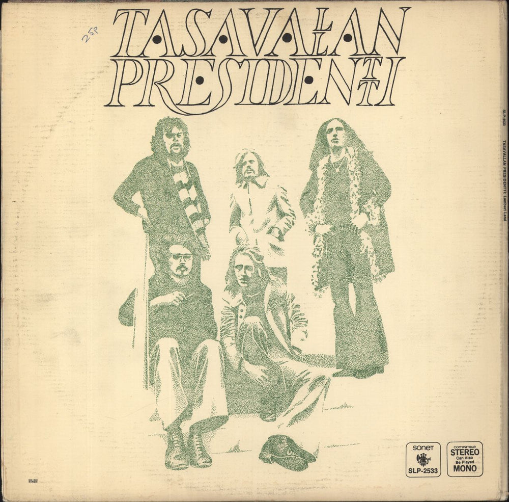 Tasavallan Presidentti Lambertland Finnish vinyl LP album (LP record)