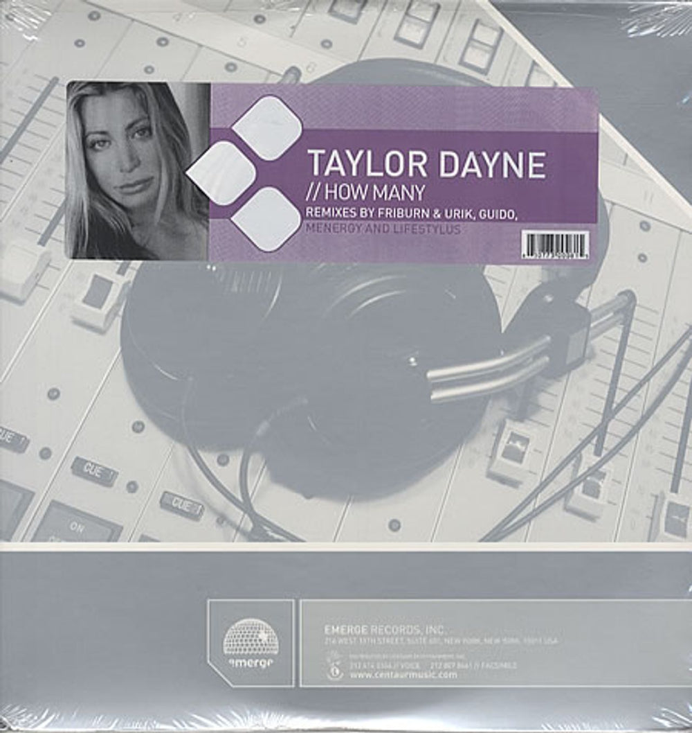 Taylor Dayne How Many US Promo 12" vinyl single (12 inch record / Maxi-single) 64348