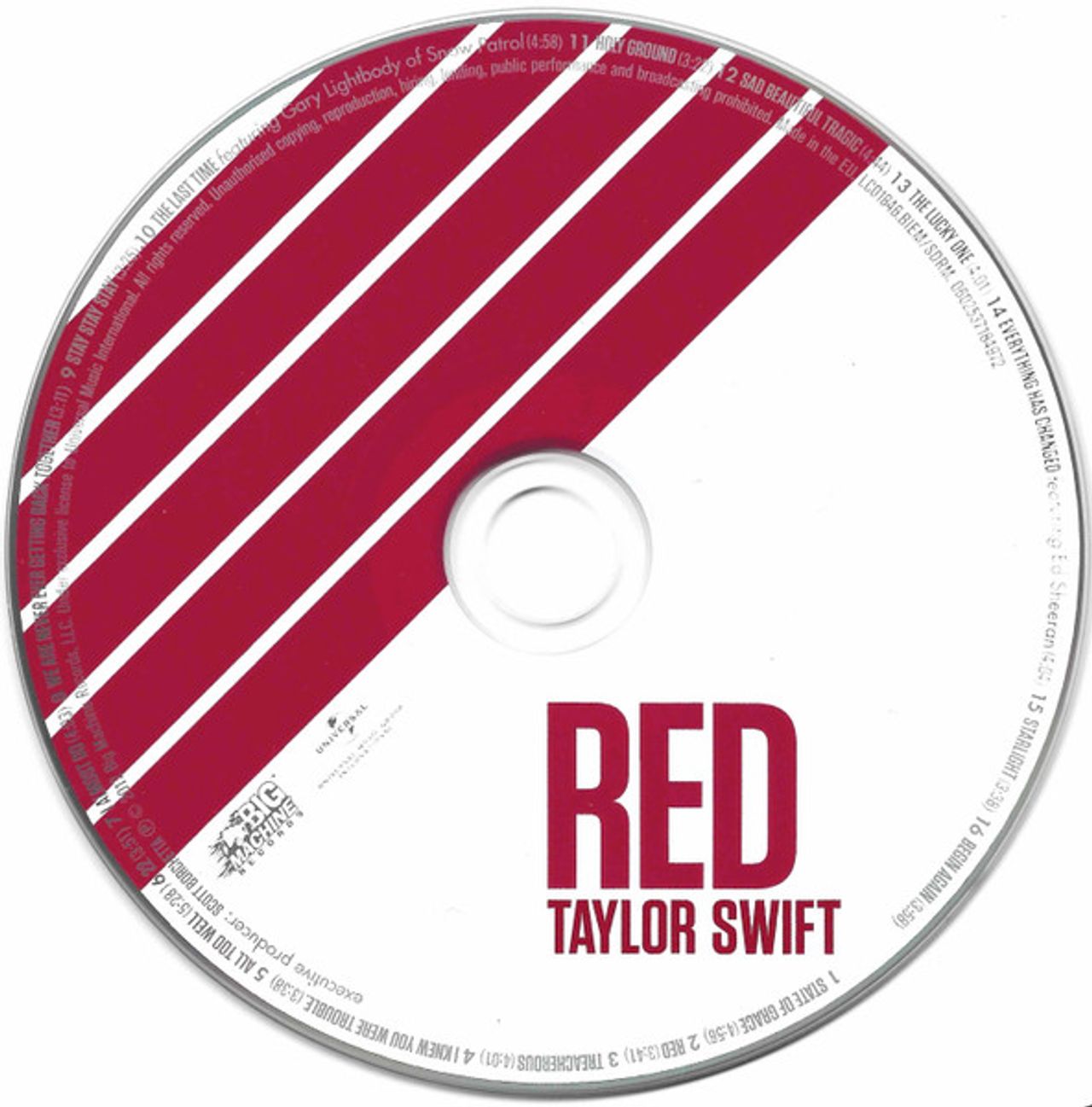 Taylor Swift Red - Sealed UK CD album — RareVinyl.com