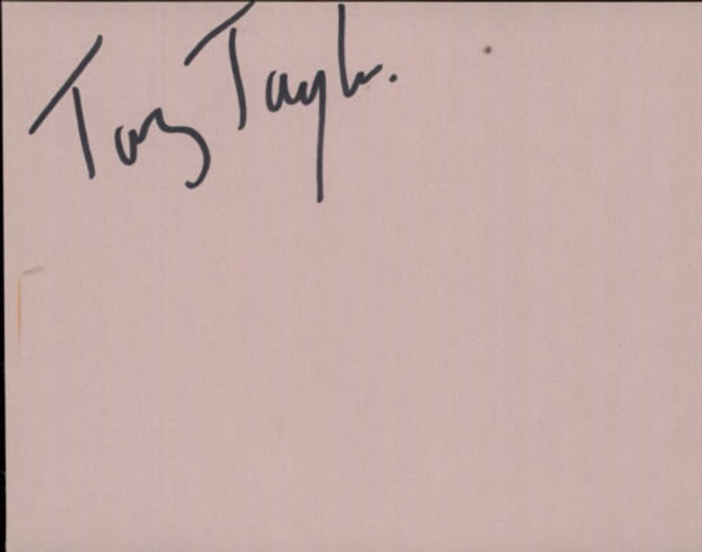 Taz Taylor Pages From An Autograph Book UK memorabilia AUTOGRAPHS