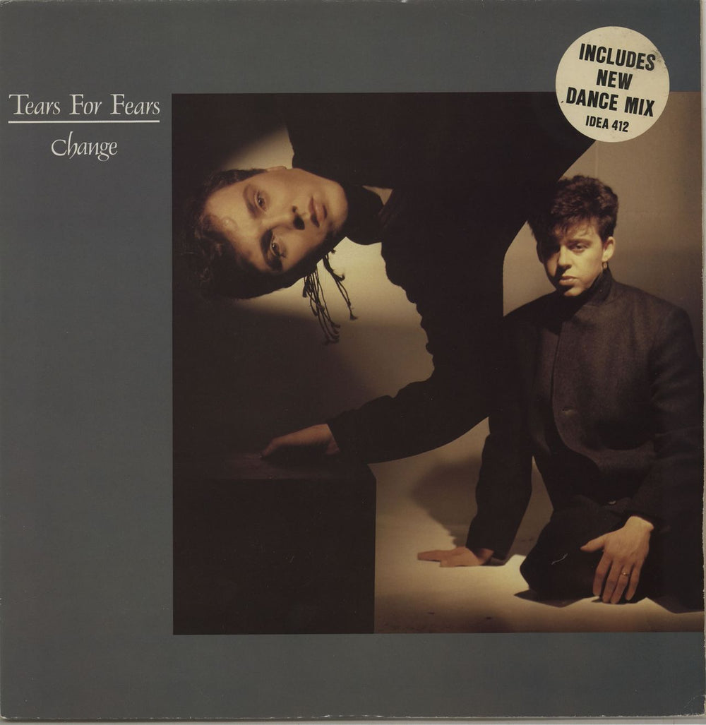 Tears For Fears Change - Hype Stickered sleeve UK 12" vinyl single (12 inch record / Maxi-single) IDEA412